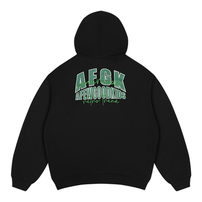 AFGK刺绣印花潮流开衫卫衣