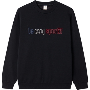 乐卡克法国公鸡秋冬男女同款加绒保暖圆领卫衣