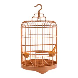 手提复古豪华小鸟虎皮牡丹鹦鹉绣眼红子相思黄雀文鸟别墅圆形鸟笼