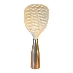 德国不锈钢饭勺子不粘米饭铲硅胶盛饭勺可立式家用电饭锅打饭勺