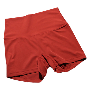 无尴尬线短裤无T线平行档瑜伽短裤速干 蜜桃紧身跑步运动三分裤女