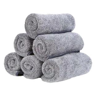 日式竹炭洗碗巾细纤维洗碗布厨房抹布沾油加厚吸水清洗擦手百洁布