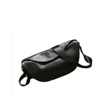 头层牛皮真皮女包个性饺子包