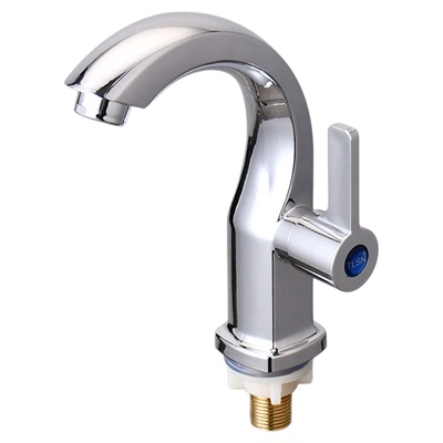 单冷面盆水龙头洗脸盆立柱盆洗手