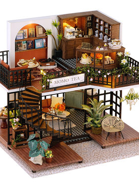 智趣屋diy小屋微缩模型木制玩具