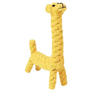 狗狗玩具长颈鹿小狗耐咬咬不烂磨牙自嗨宠物解闷神器消耗体力拔河