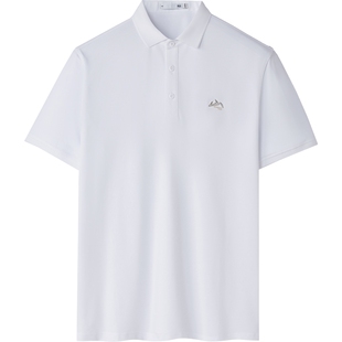 HLA/海澜之家秀场同款山不在高系列短袖POLO衫26春秋新凉感上衣男