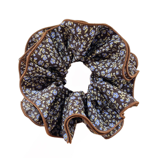 韩系碎花超大号大肠发圈女慵懒风丸子头扎头发2026正流行头绳发饰