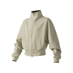 Monster Guardians未来感系列女子春秋小立领空气层运动短款外套