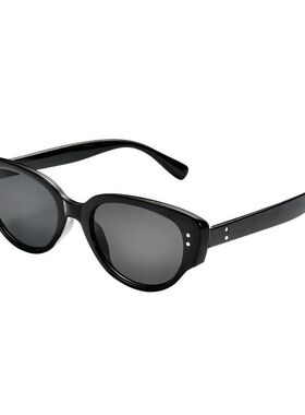 王嘉尔同款白色猫眼墨镜防紫外线