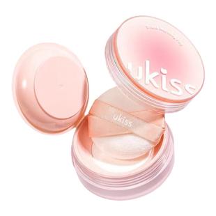 UKISS散粉定妆粉控油持久不易脱妆干油皮柔焦粉饼小果冻蜜粉女