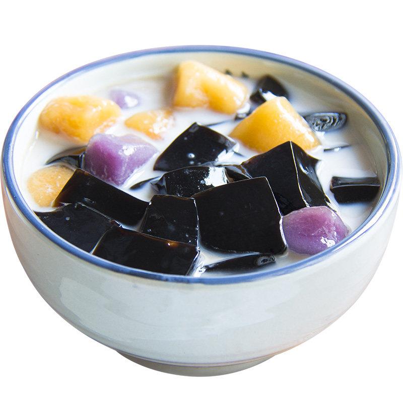 烧仙草粉家用黑凉粉果冻粉专用自制黑白凉粉食用粉商用原料奶茶店