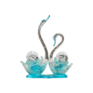 现代简约创意轻奢天鹅摆件酒柜电视柜客厅办公室装饰乔迁新婚礼物