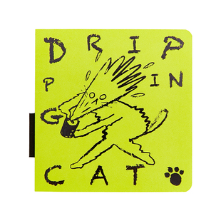 莱恩纸品新品落汤猫联名款方方手账本创意潮流笔记本本子加厚升级伞纸120g不透墨180度平摊多功能内芯手帐本