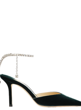 JIMMYCHOO/全水晶饰高跟鞋
