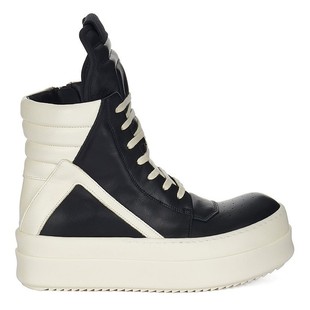 ro新款厚底倒三角高帮鞋男真皮增高板鞋女四季百搭运动休闲短靴潮