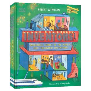 DK Inventors 发明家 超50位发明家故事 Robert Winston 精美摄影 手工绘图 儿童课外科普读物 精装大百科 英文原版图书