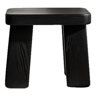 极简实木小凳子客厅家用茶几凳设计师长方形加厚小板凳矮凳换鞋凳