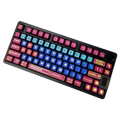 骆砾 像素透光键帽PBT热升华ASA高度MOA/MDA/XDA/原厂68/87/104等