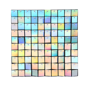 闪动板渐变风动扣板闪亮风动亮片招牌门头三维扣板舞台婚礼背景墙