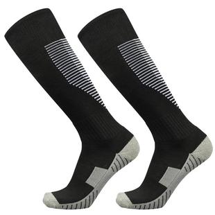 足球袜男长筒加厚条纹防滑耐磨高筒专业训练儿童成人中筒运动袜子