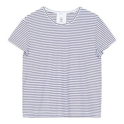 kleeklee环保棉条纹短袖T恤