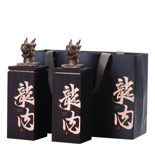 富翔龙肉九龙窠肉桂岩茶送领导老丈人茶叶礼盒装长辈爸爸新年礼物