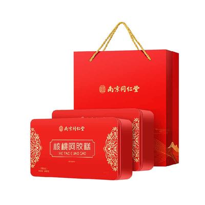 南京同仁堂核桃阿胶糕200g×2盒