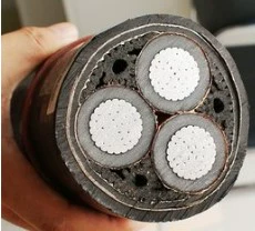 Национальное стандартное алюминиевое ядро ​​YJLV22 3 Core 35 50 70 95 120 150 185 квадратный кабель высокого давления