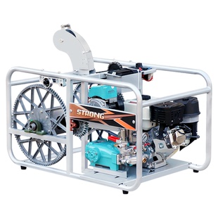 精德汽油打药机高压农用遥控启动免黄油泵全自动一体打药消毒神器