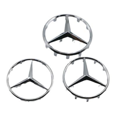 奔驰方向盘车标原厂车标改装黑色