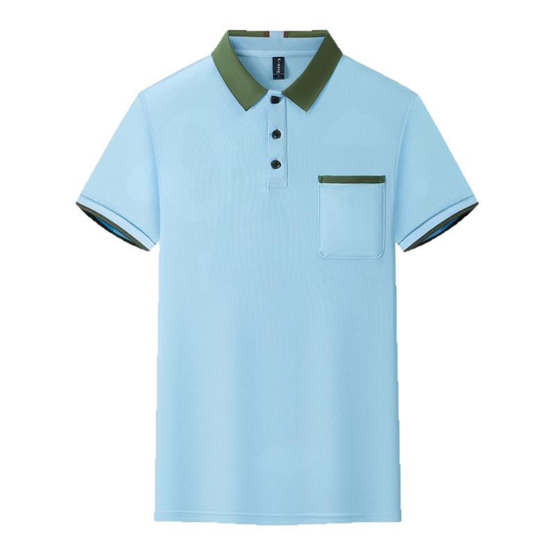夏季工作服polo衫可印logo文字广告文化衫短袖t恤工衣订制衣服装
