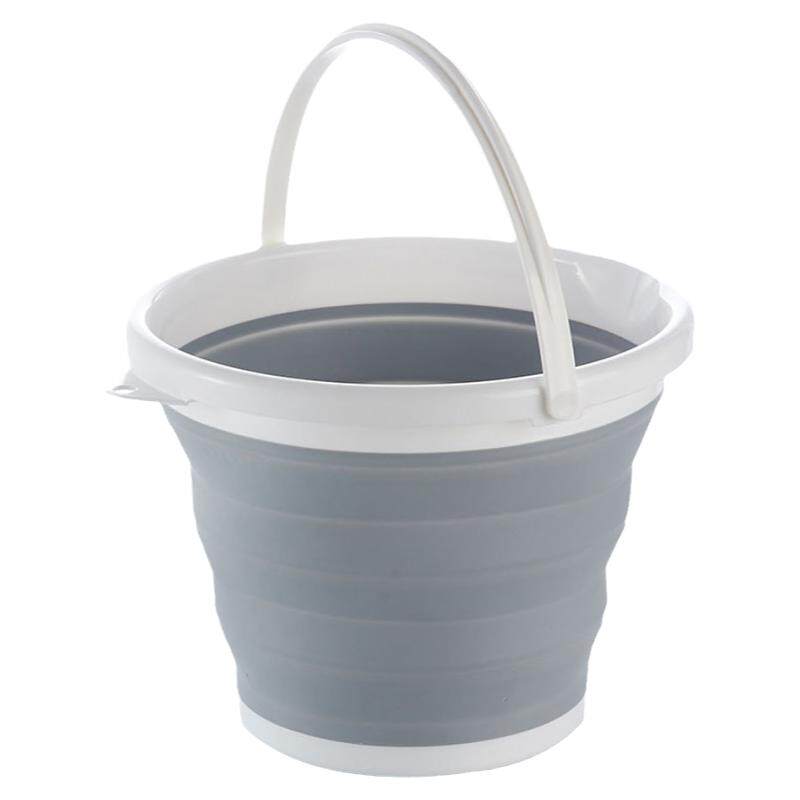 便携加厚硅胶可折叠水桶5L10L