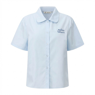 东京岁时记jk制服夏季泰式衬衫女小个子泰国校服蓝色短袖上衣套装