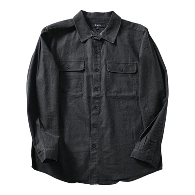 【真丝面料+人造棉~外贸尾货】春季男士休闲简约百搭牛仔夹克衬衫