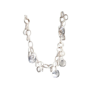 【晨露 一寸十里】 水晶花丝圆环纯银手链小众新中式轻奢原创设计