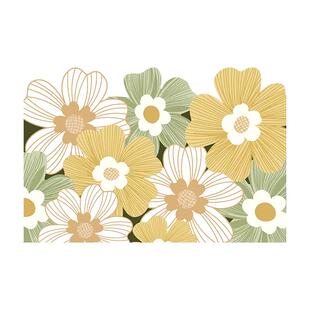 入户门垫进门地垫高级感2026新款家用玄关小清新丝圈地垫耐脏防滑