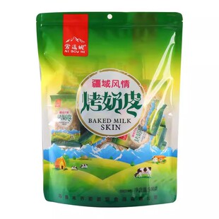 爱逗妮烤奶皮网红零食香酥燕麦坚果奶酥饼干糕点独立包装新疆特产