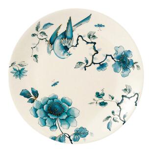 Wedgwood威基伍德Blue Bird蓝鸟21/28cm平盘单只装个性田园风盘子