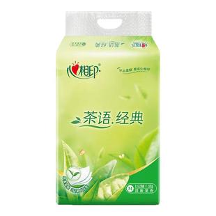 心相印抽纸大尺寸168X210茶语经典152抽m码大号带香味清香型纸巾