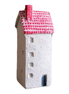 创意水泥小房子摆件花盆装饰品