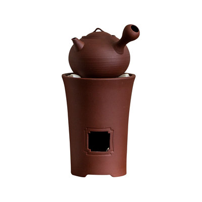 三点水复古陶手工煮茶壶