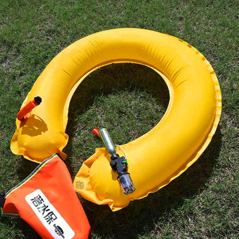 落水保车载救生圈落水宝应急EDD紧急溺水救援装备大浮力自动充气