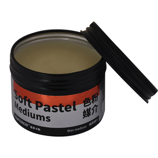 秀普富莱卡勒蜡质色粉媒介100ml色粉油画丙烯底料塑形膏裂纹剂增厚剂树脂画材底料肌理膏美术绘画创作专用