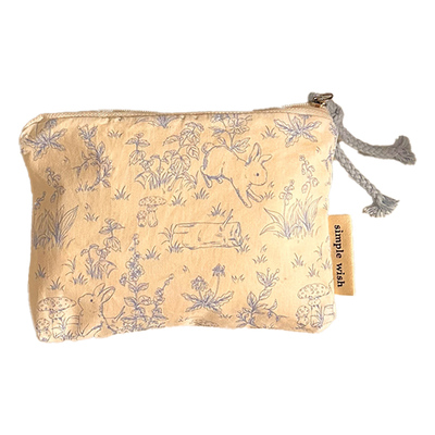 ins风可爱卡通零钱包迷你便携收纳包卫生巾小布袋耳机口红收纳袋