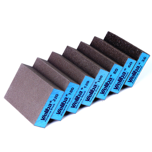 金刚海绵砂块打磨木工家具红木玉器文玩金属除锈抛光砂纸海绵沙块