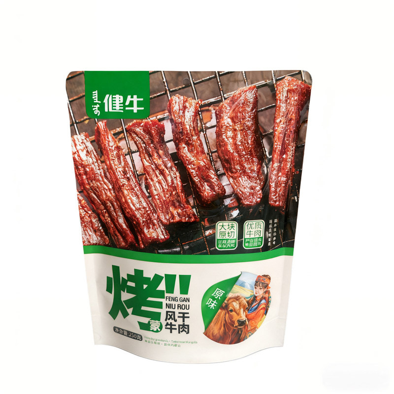 健牛风干牛肉250g大袋牛肉干