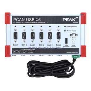 德国PEAK原装PCAN-USB X6 6通道，正品 IPEH-004062 IPEH-004064