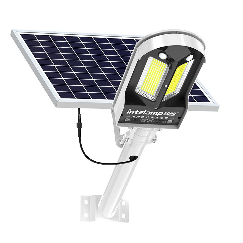 颖朗2025新款太阳能户外路灯庭院家用人体感应6米杆大型led照明灯