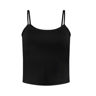 纯棉吊带背心女款外穿修身显瘦防走光内搭短款打底衫夏季美背上衣